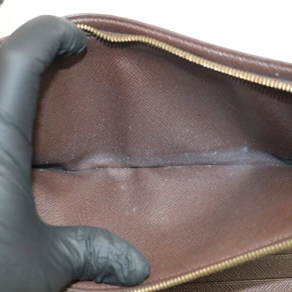 Louis Vuitton Damier Ebene Canvas Insolite Wallet w/ Louis Vuitton Agenda Cover - Picture 10 of 15